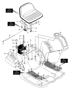 Part Location Diagram of 710109-821 Murray SPRING, COMPRESSION